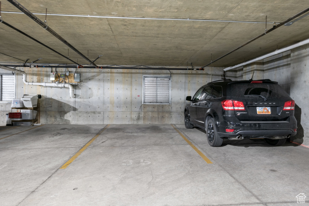 View of parking garage