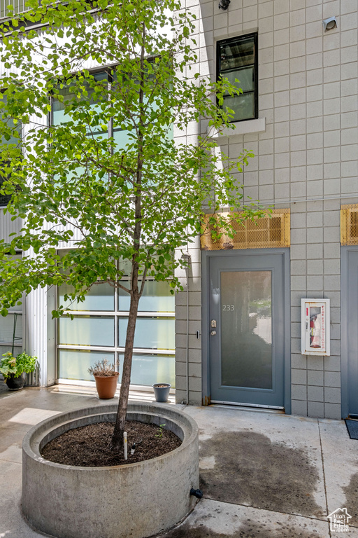 Entrance to property