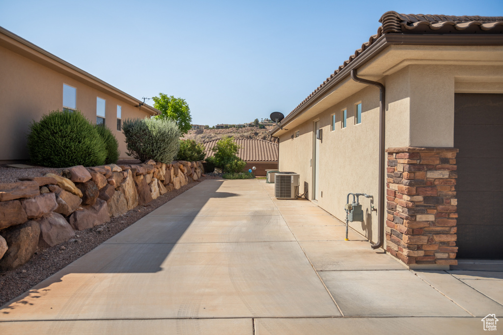 View of patio