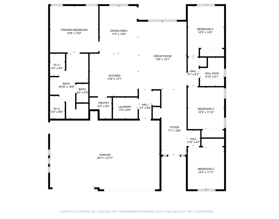 View of room layout