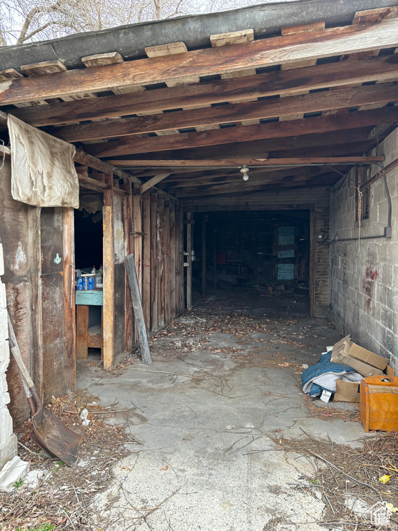 View of basement