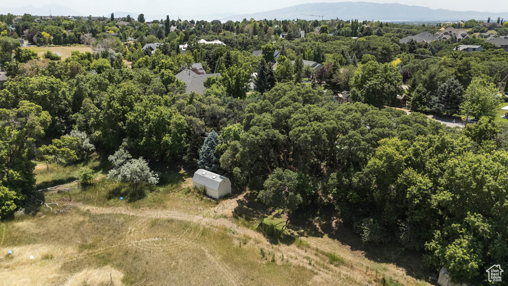 Aerial overview of property\\\'s location with mountains