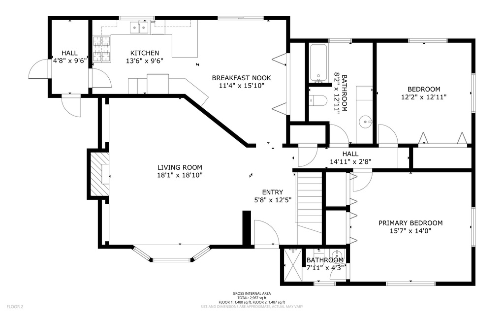 View of room layout