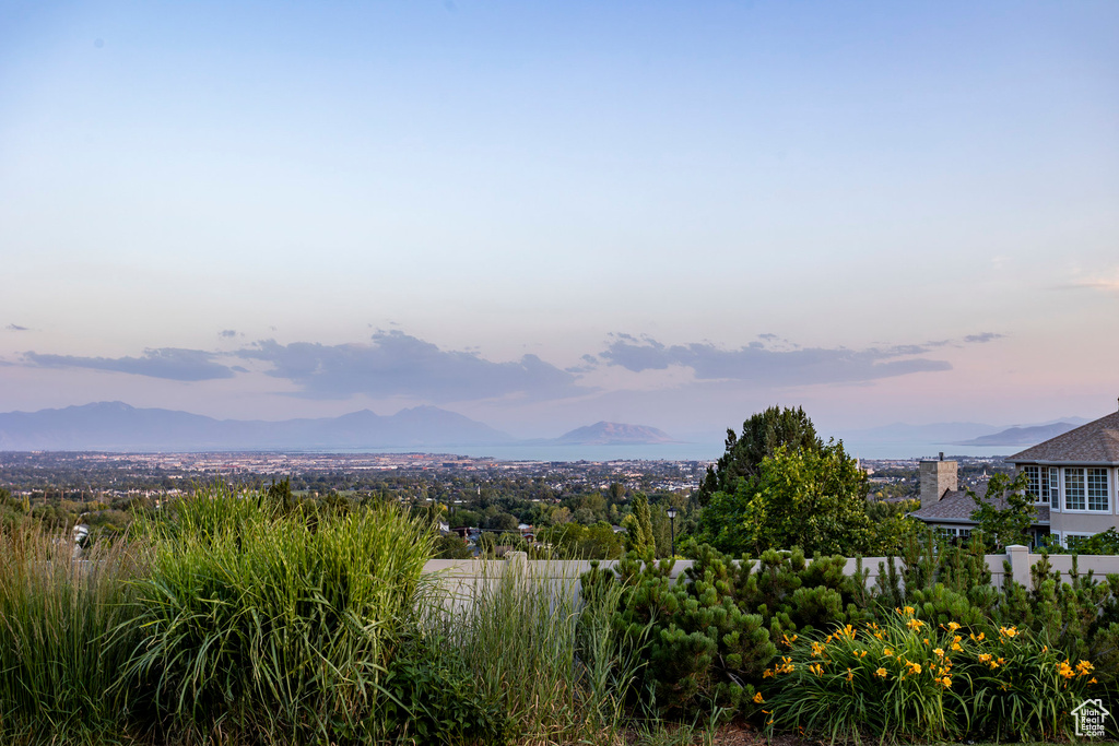 View of mountain backdrop