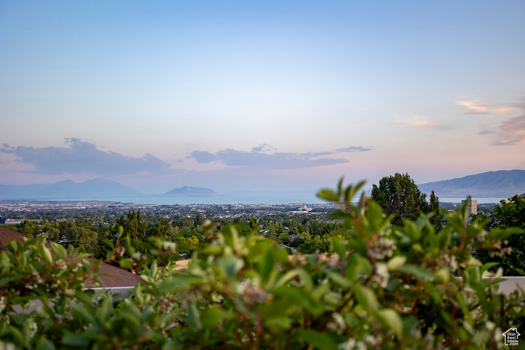 View of mountain background