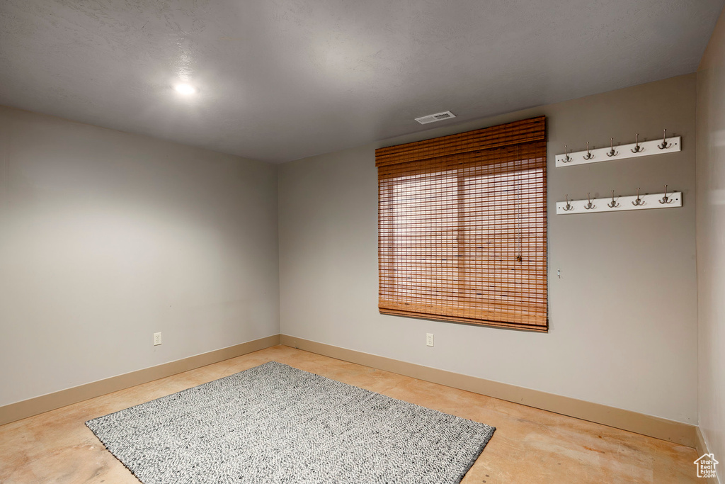 Empty room with baseboards