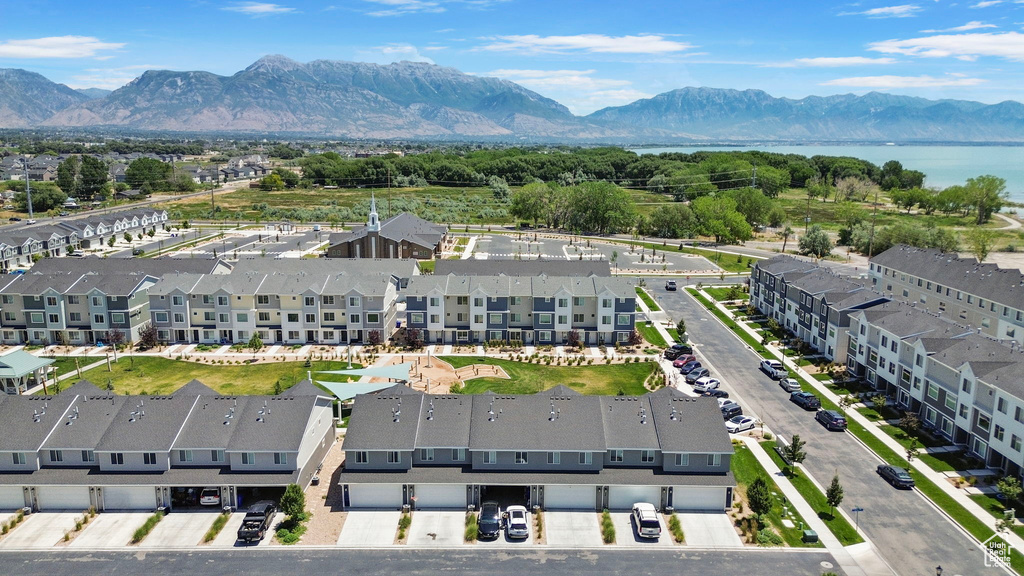 Drone / aerial view of mountains