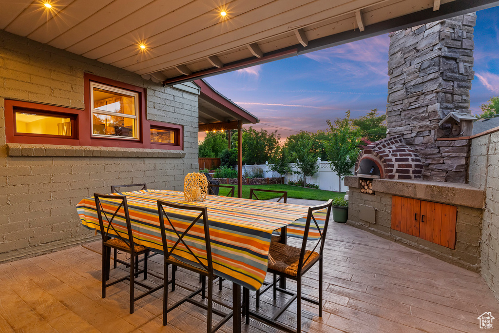 View of patio / terrace with outdoor dining area