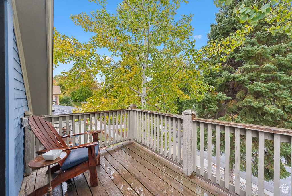 View of deck