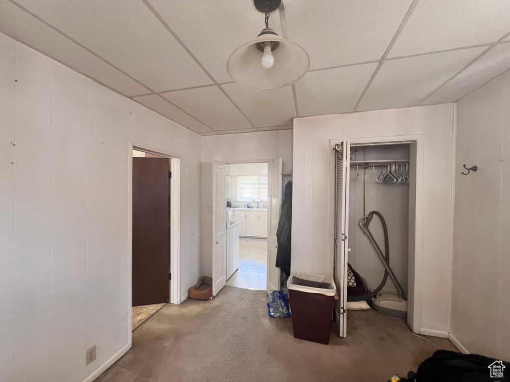 Unfurnished bedroom with a closet and baseboards