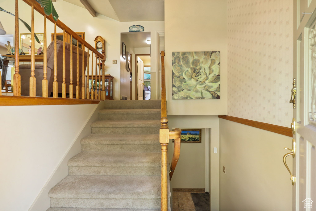 View of staircase