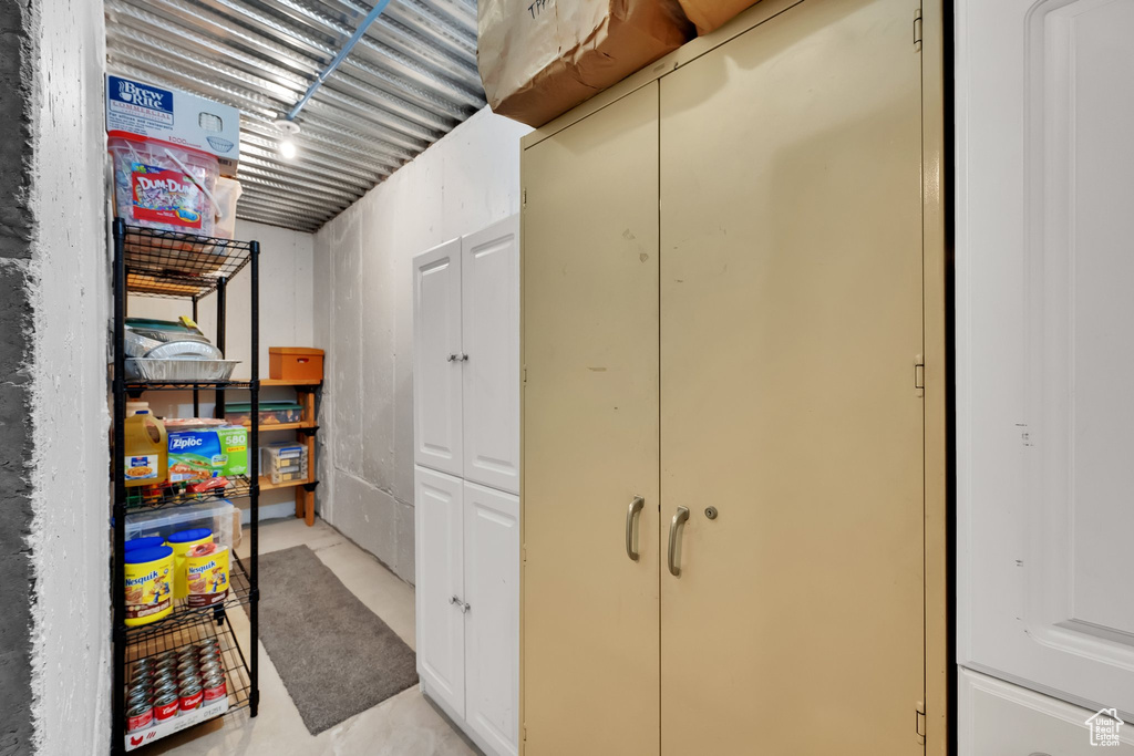 View of storage room