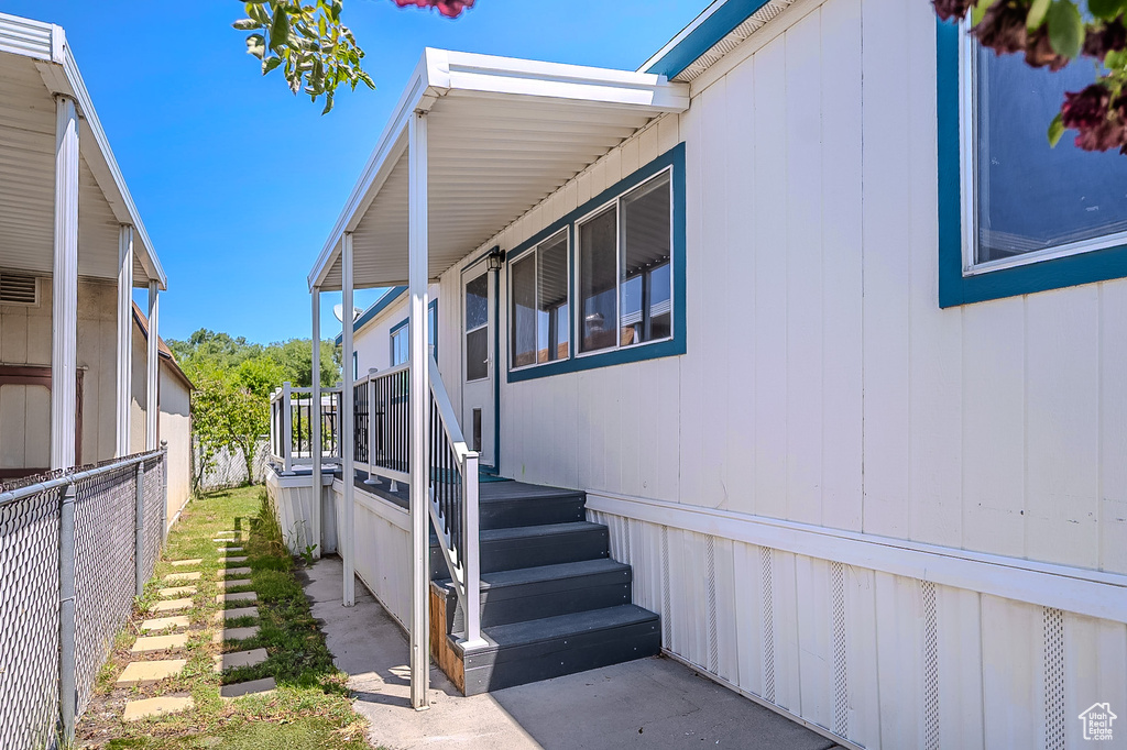 View of side of property