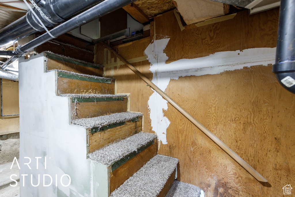 View of stairs