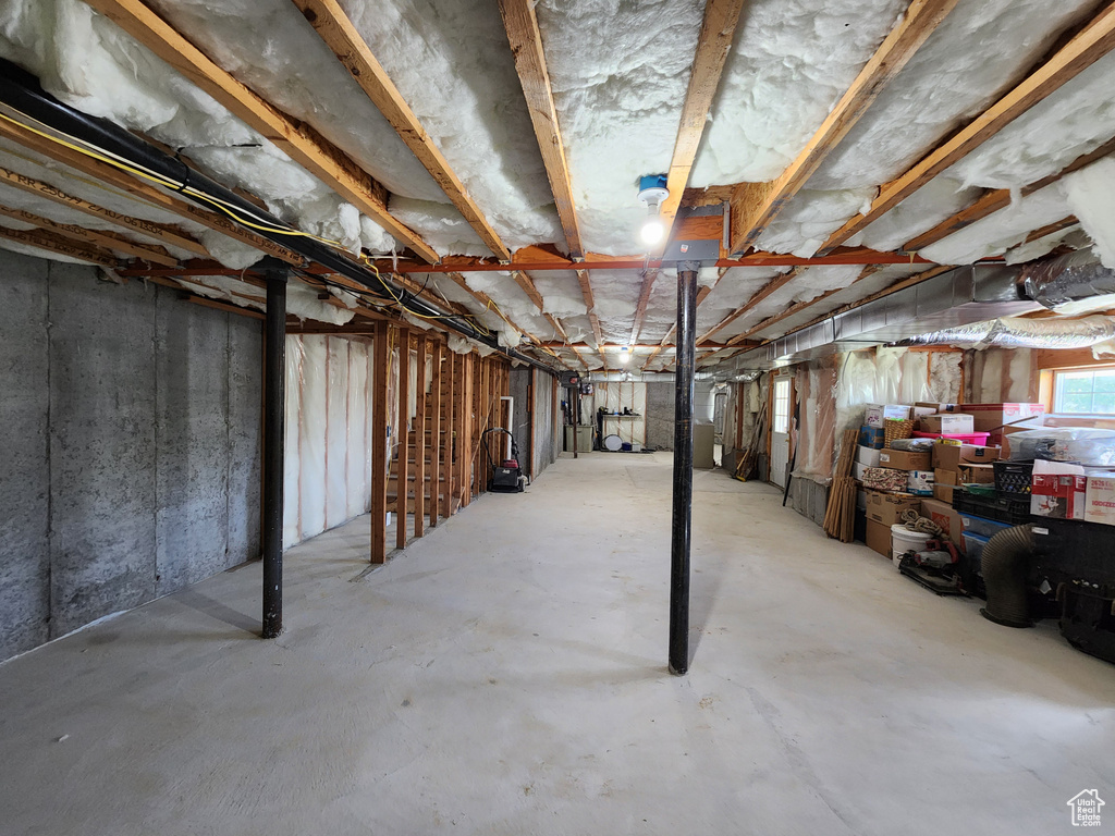 View of basement
