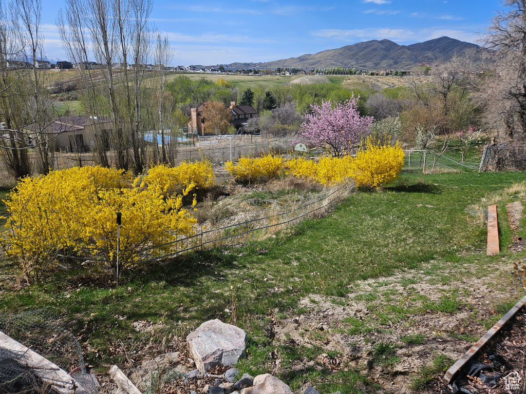 View of mountain backdrop