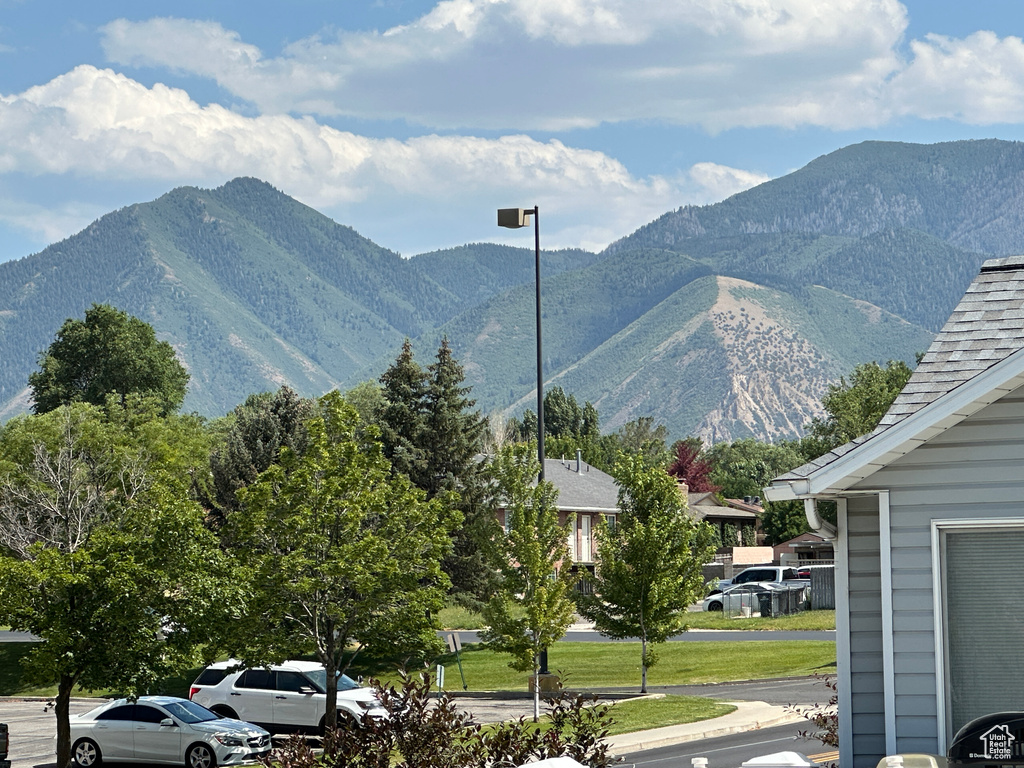 View of mountain background