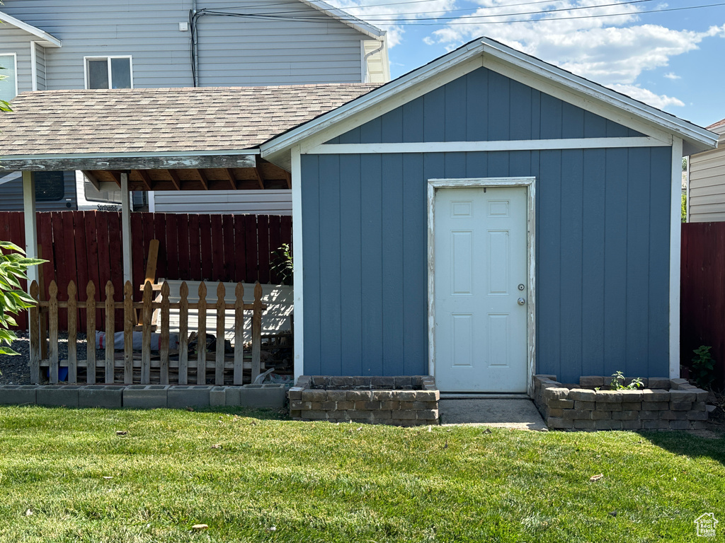 View of shed