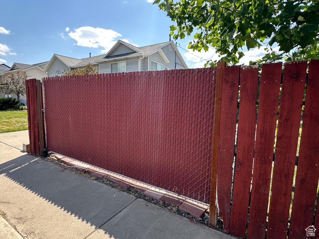 View of gate