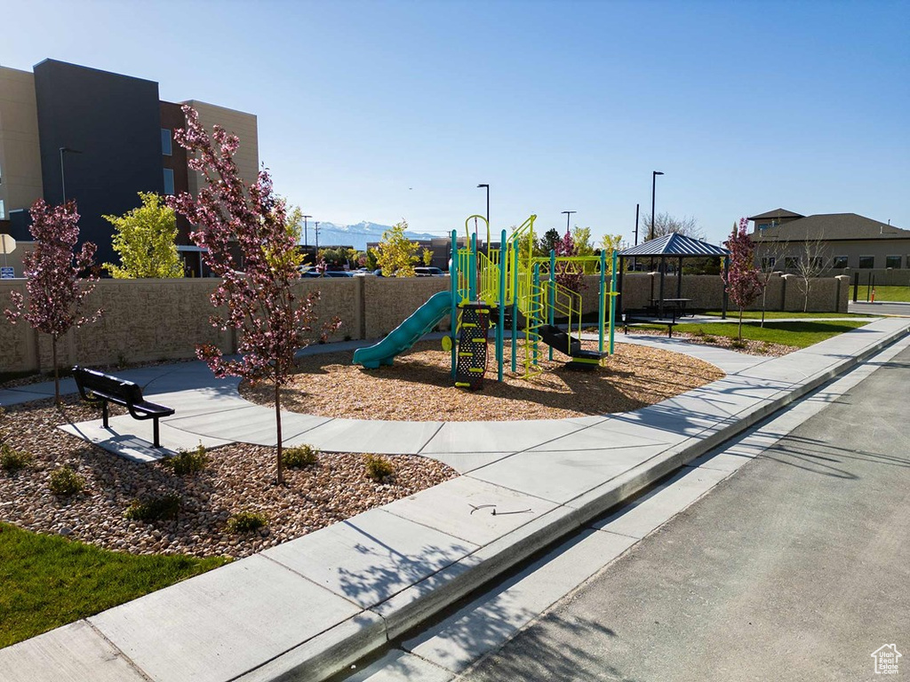 View of community playground