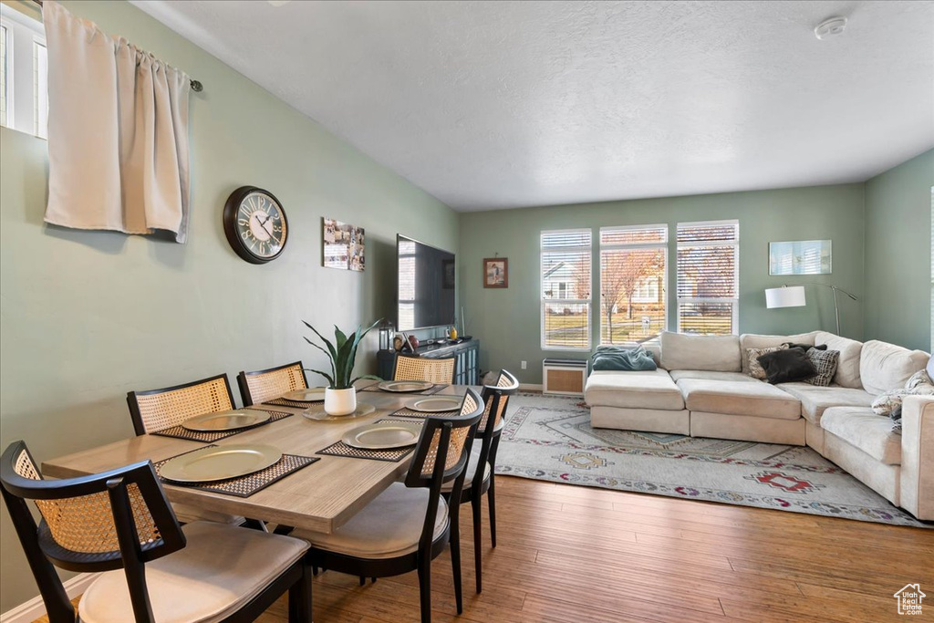 Dining room featuring wood finished floors