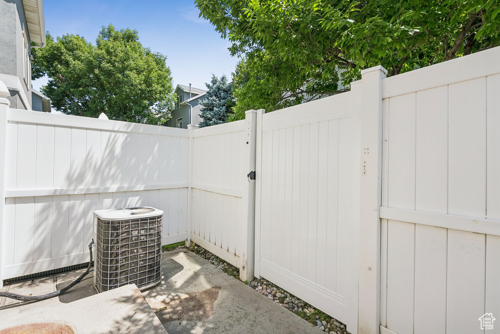 View of patio / terrace with a gate