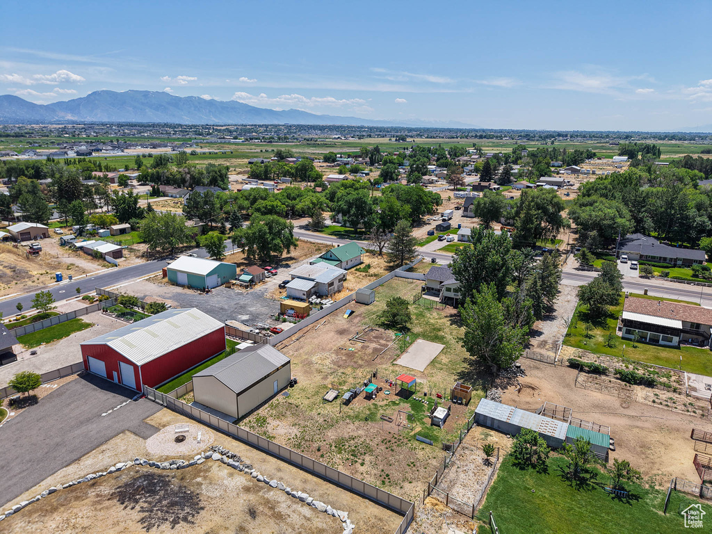 Drone / aerial view of mountains