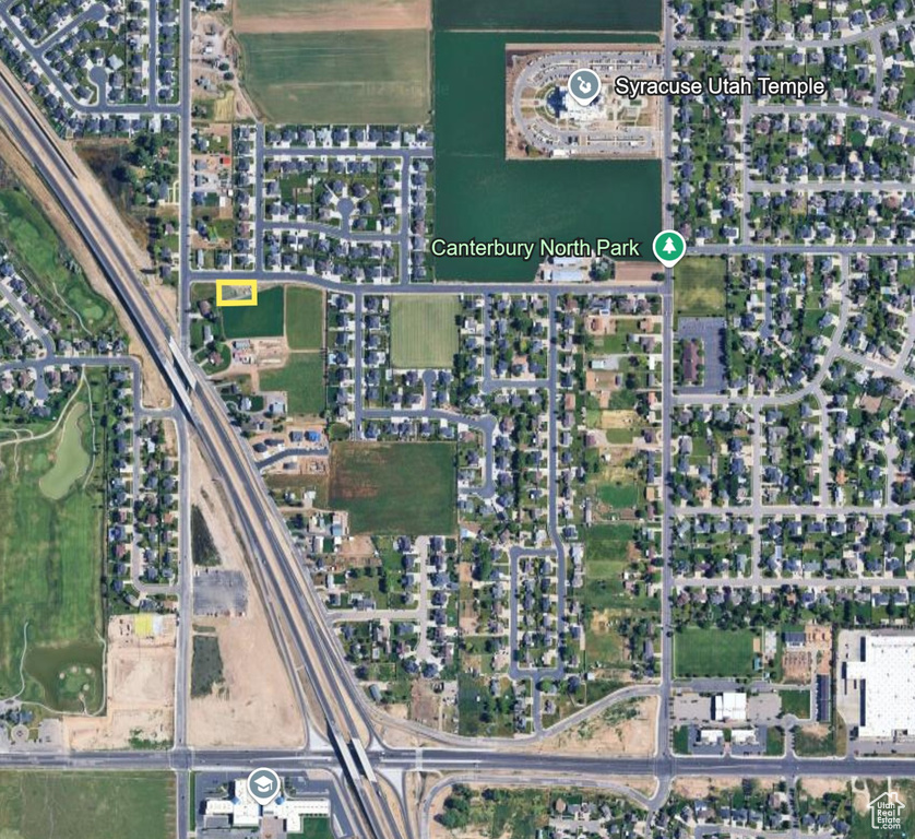 Aerial overview of property's location