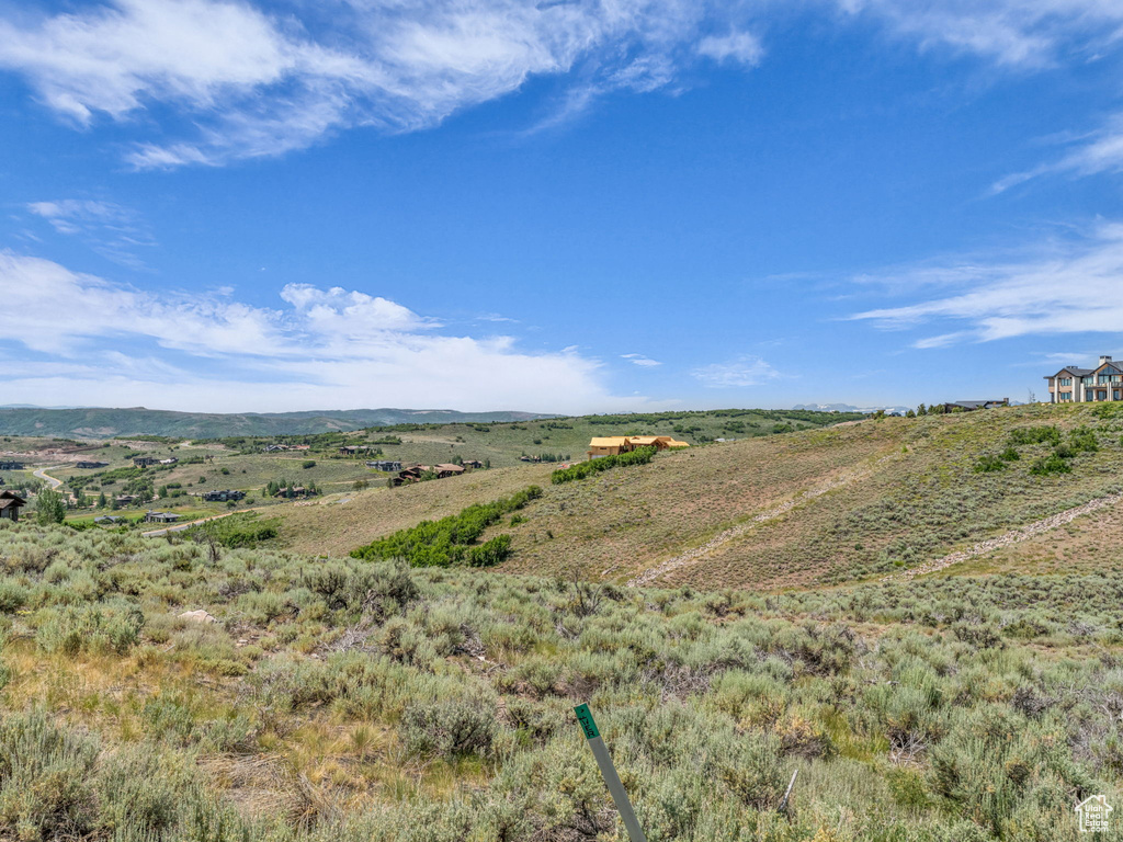 View of undeveloped land with rural landscape