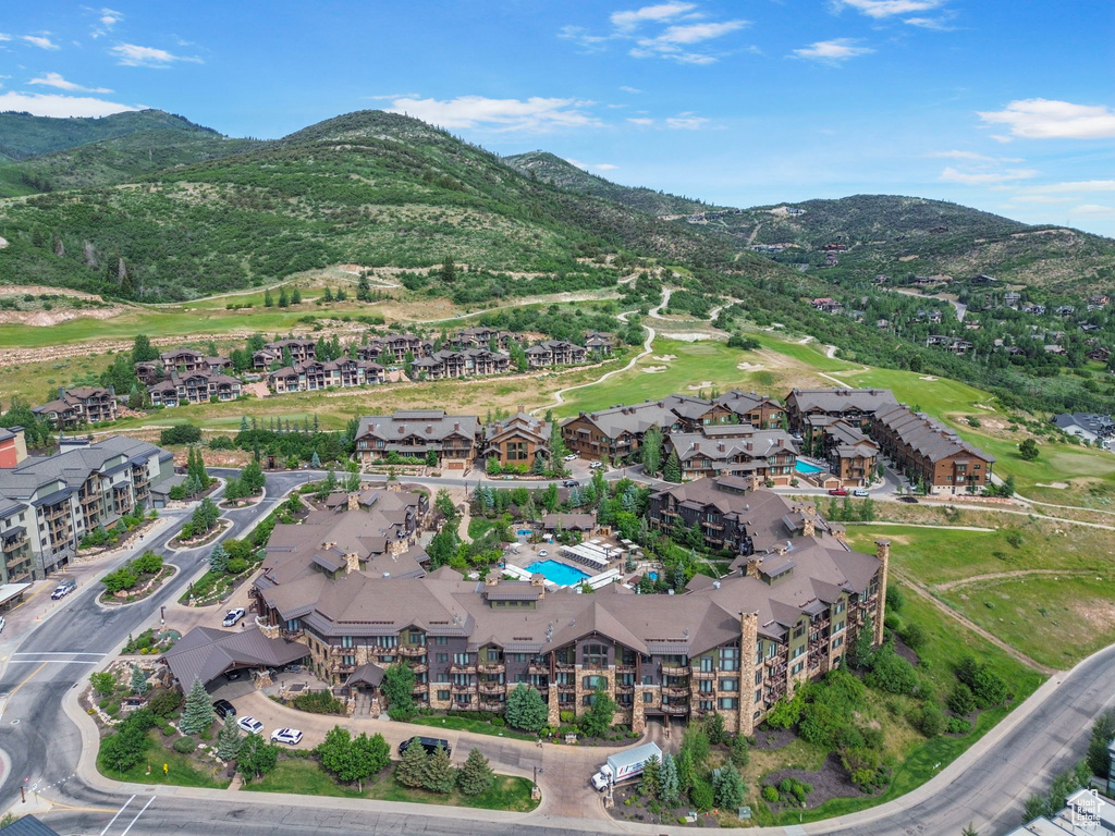 Aerial view of property\\\'s location featuring mountains