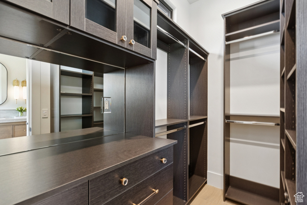 View of spacious closet