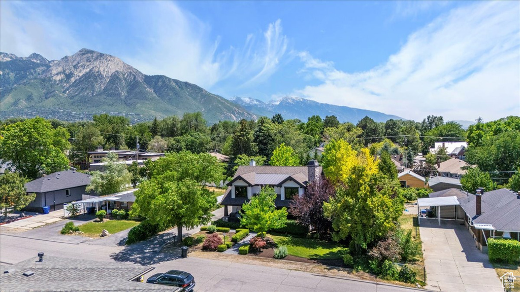 View of mountain backdrop