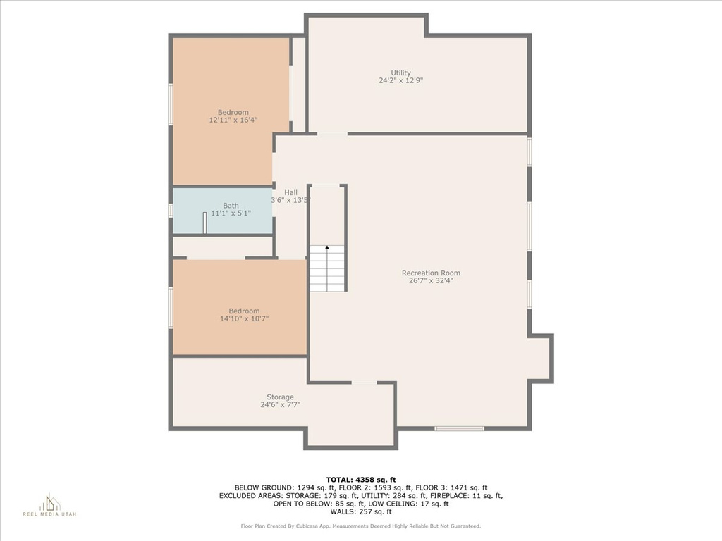 View of room layout