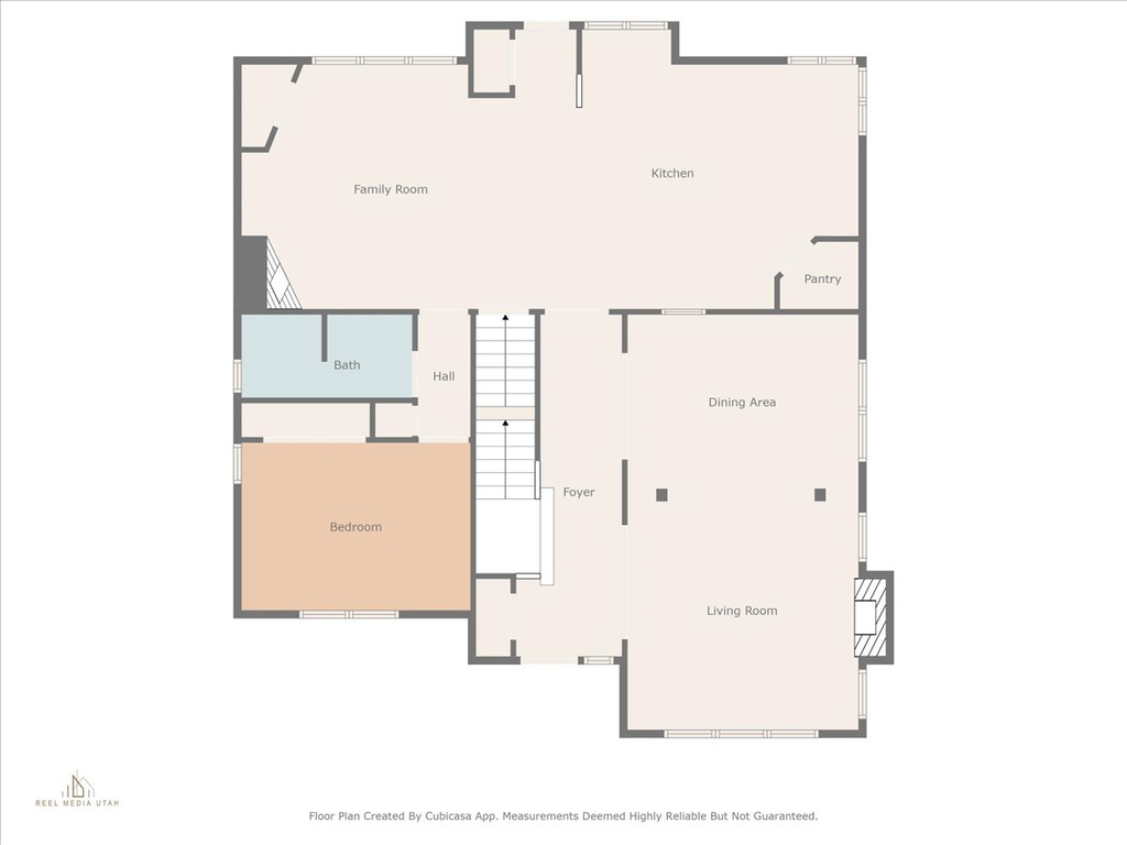 View of room layout