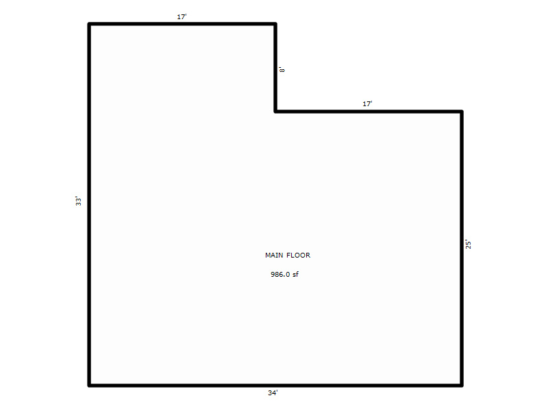 View of floor plan / room layout