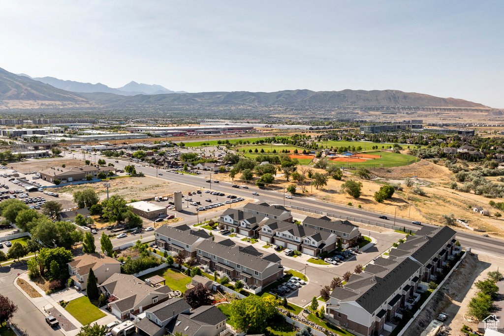 Aerial view of mountains