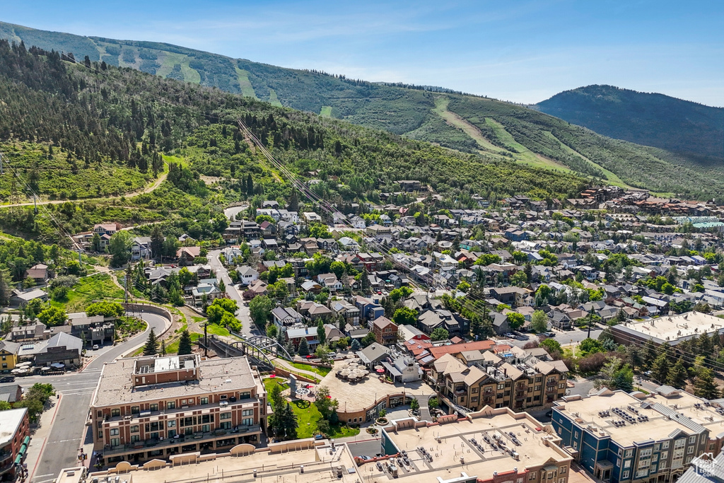 Drone / aerial view of mountains
