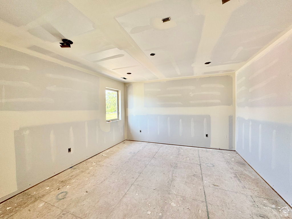 View of spare room