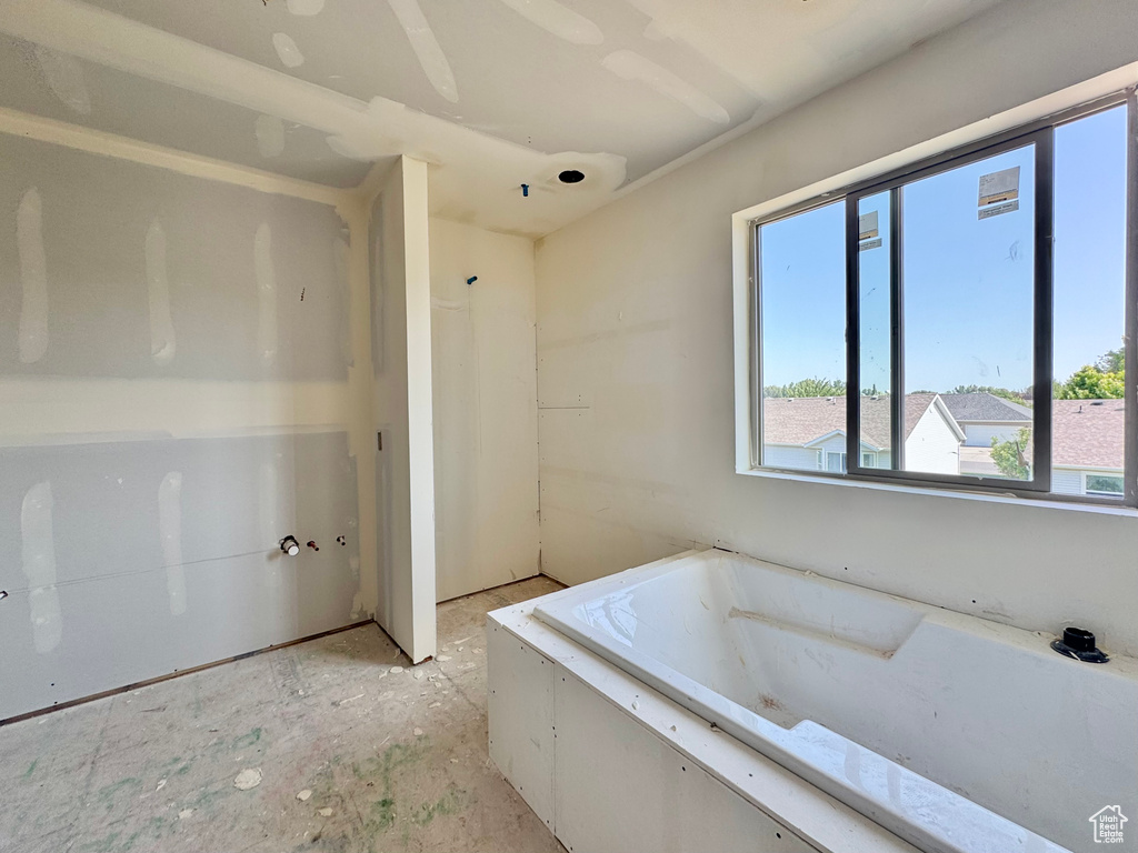Bathroom featuring a bath
