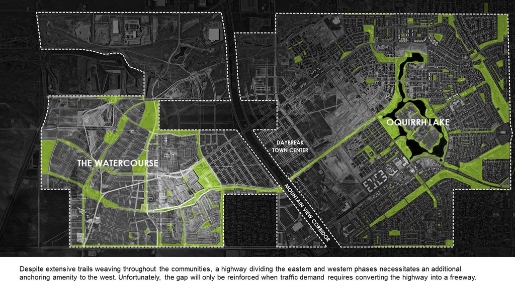 Aerial map of property and surrounding area