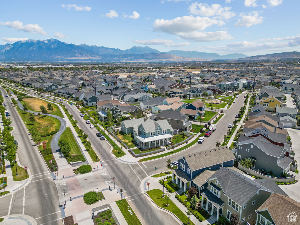 Aerial overview of property\\\'s location featuring nearby suburban area