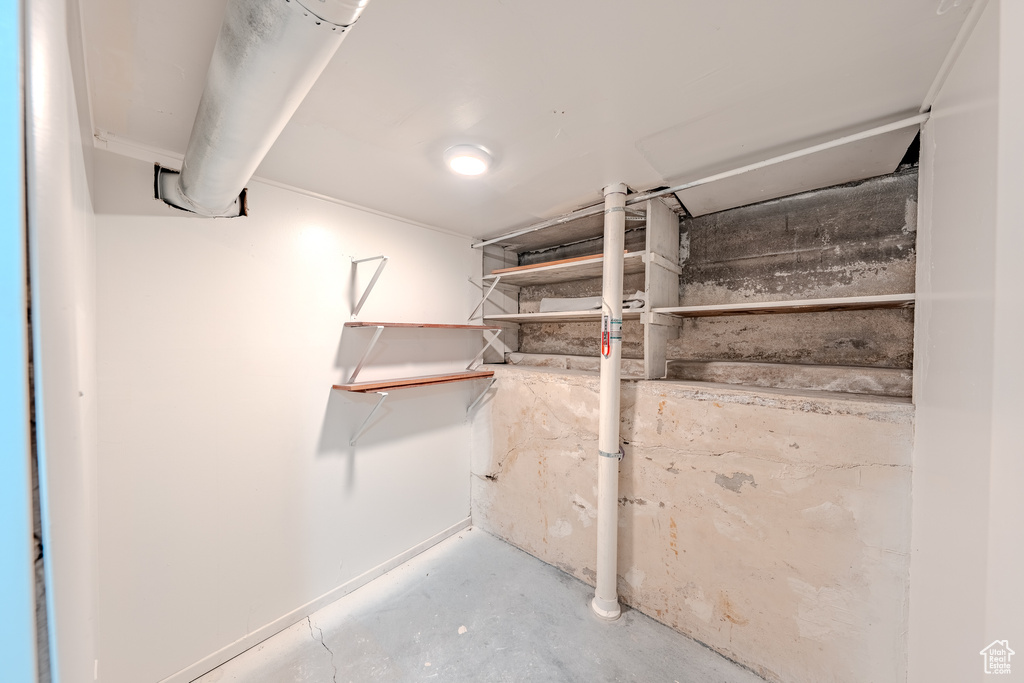 View of storage room