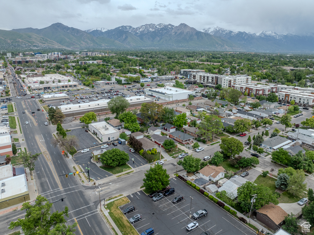 Drone / aerial view of mountains