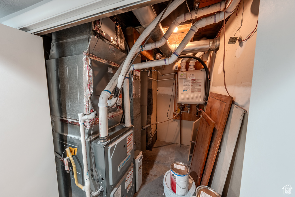 Utilities featuring water heater