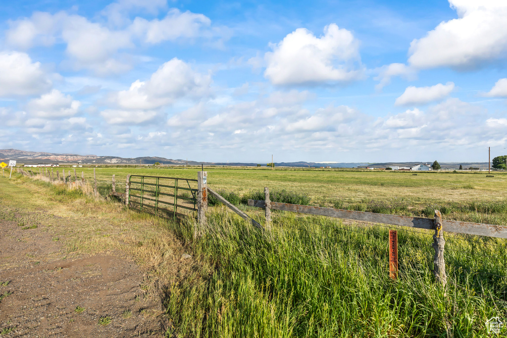 View of yard featuring a rural view