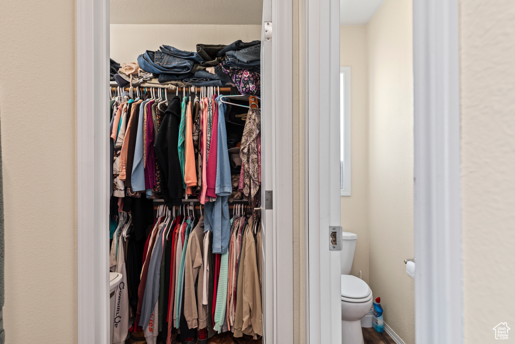 View of closet