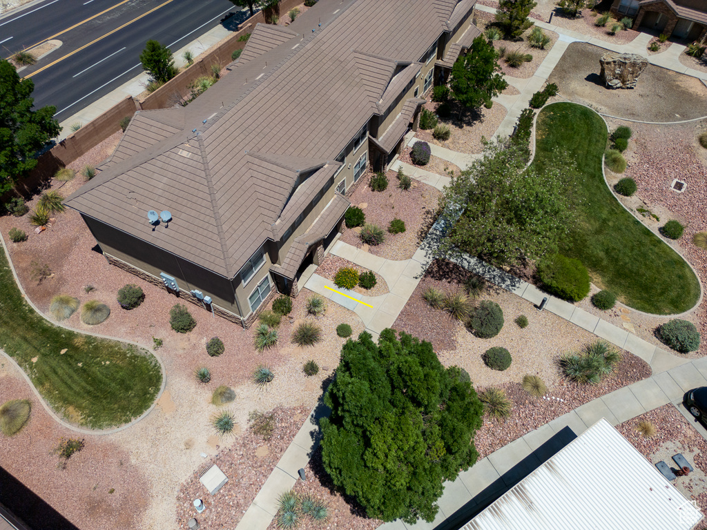 Aerial overview of property's location