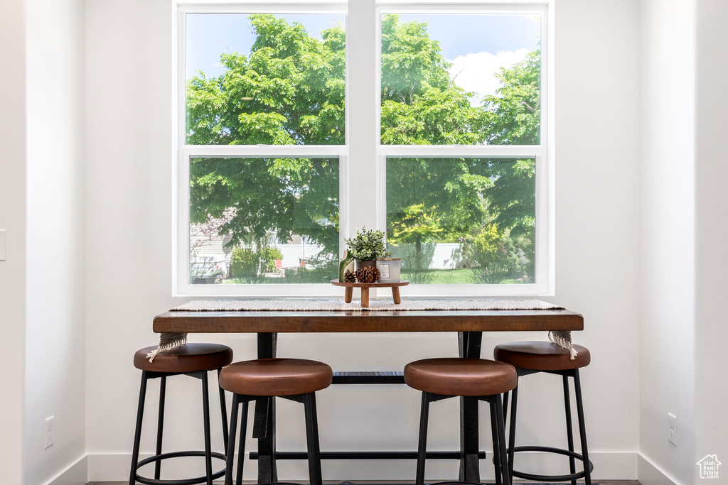 Dining room featuring plenty of natural light