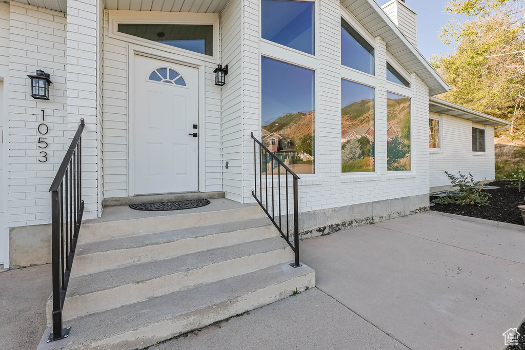 Doorway to property