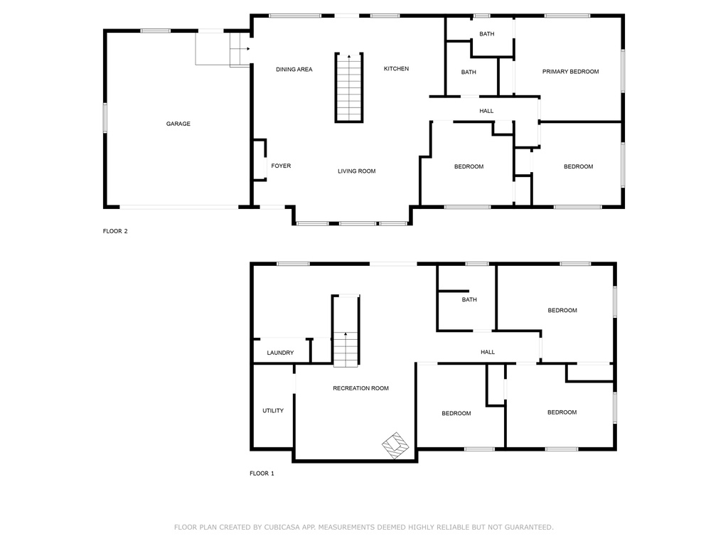 View of floor plan / room layout